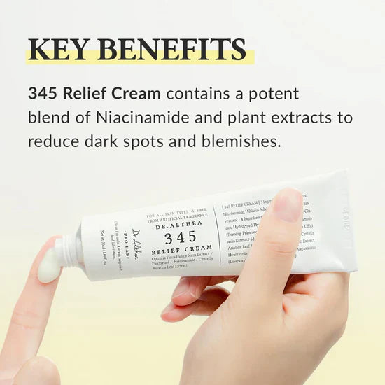 Dr.Althea Post Acne Care Set (Gentle) | 345 Relief Cream & Gentle Vitamin C Serum