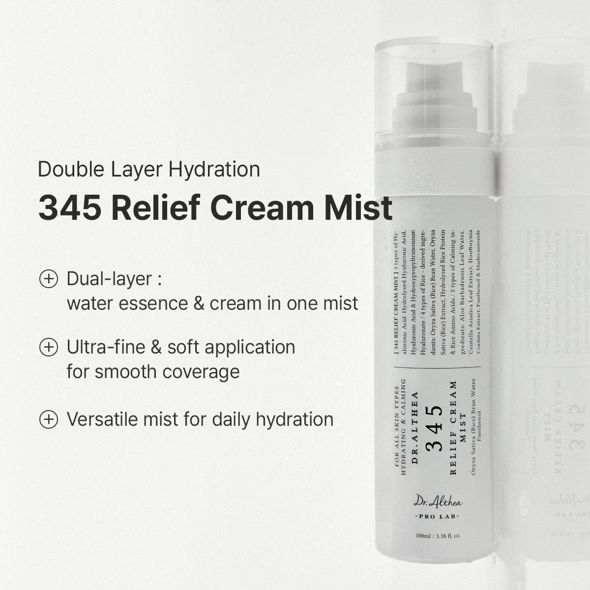 Dr.Althea 345 Relief Cream & Mist Duo