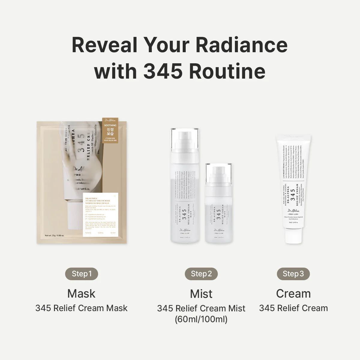 Dr.Althea 345 Relief Cream & Mist Duo