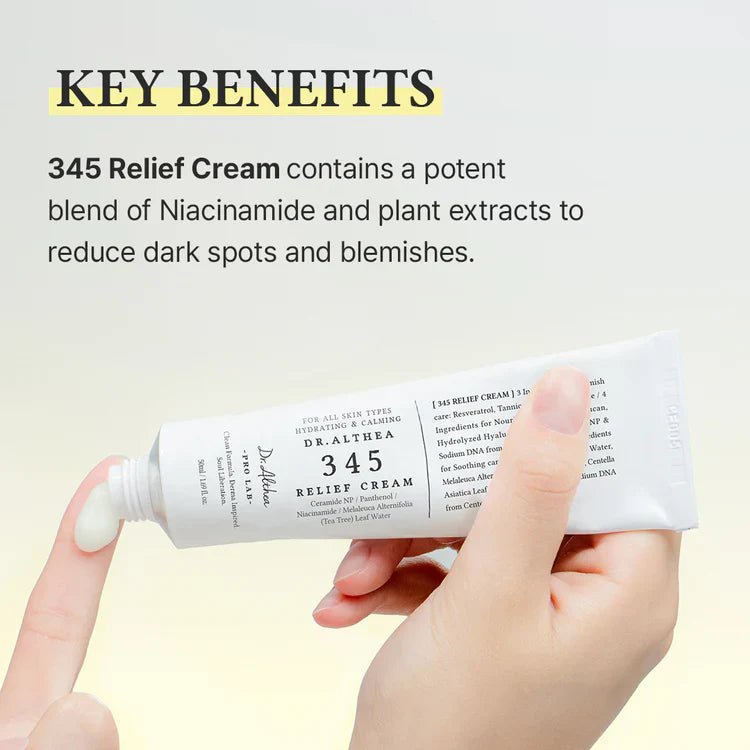 Dr Althea 345 Relief Cream soothing moisturizer texture